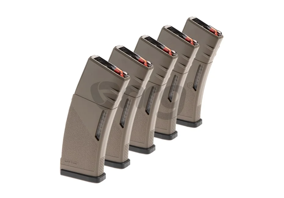 Krytac set 5 incarcatoare M4/M16 mid cap Dark Earth
